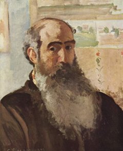 Camille Pissarro, Selbstportrait, 1873. Musée d'Orsay. Lizenz: PD-Art. Quelle: http://commons.wikimedia.org/wiki/File:Camille_Pissarro_040.jpg