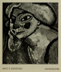 Jawlensky, Damenbildnis. Reproduktion aus Katalog der Sonderbundausstellung 1912. Lizenz: PD-Art.